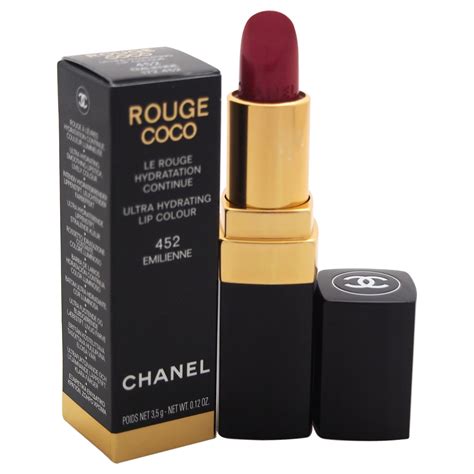 chanel emilienne 452 rouge.